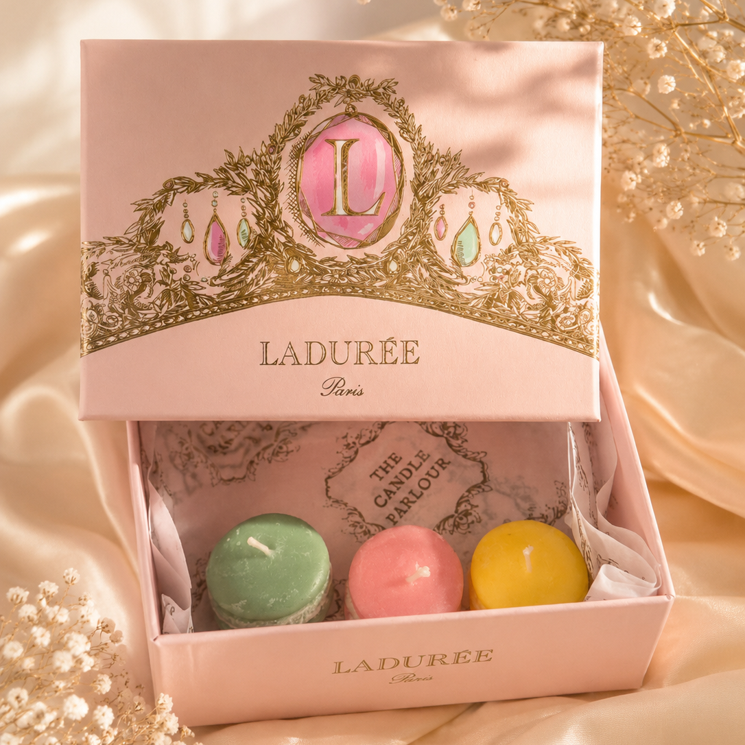 Limited Edition Tiara Princess Box with Macaron Candles