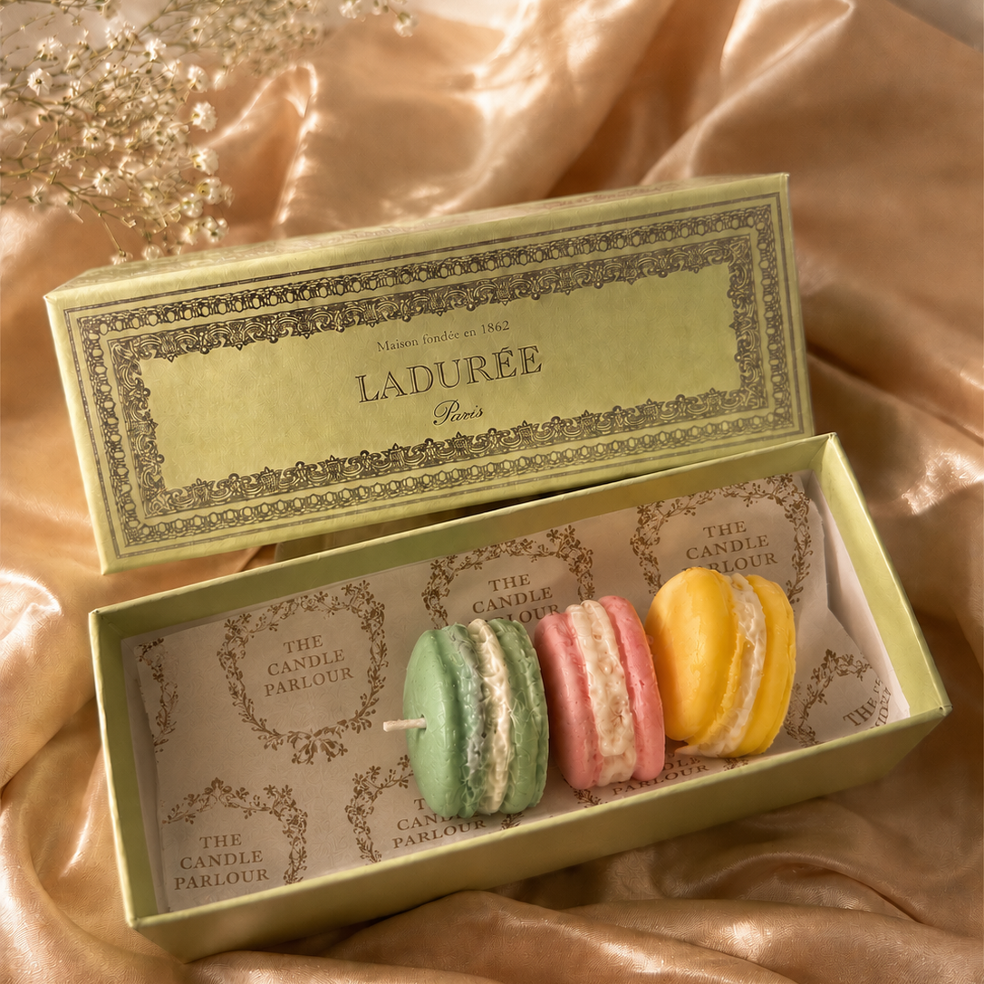 Laduree Box of 3 Macaron Candles