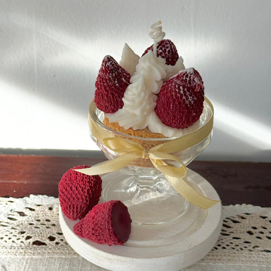 Strawberry Shortcake Candle