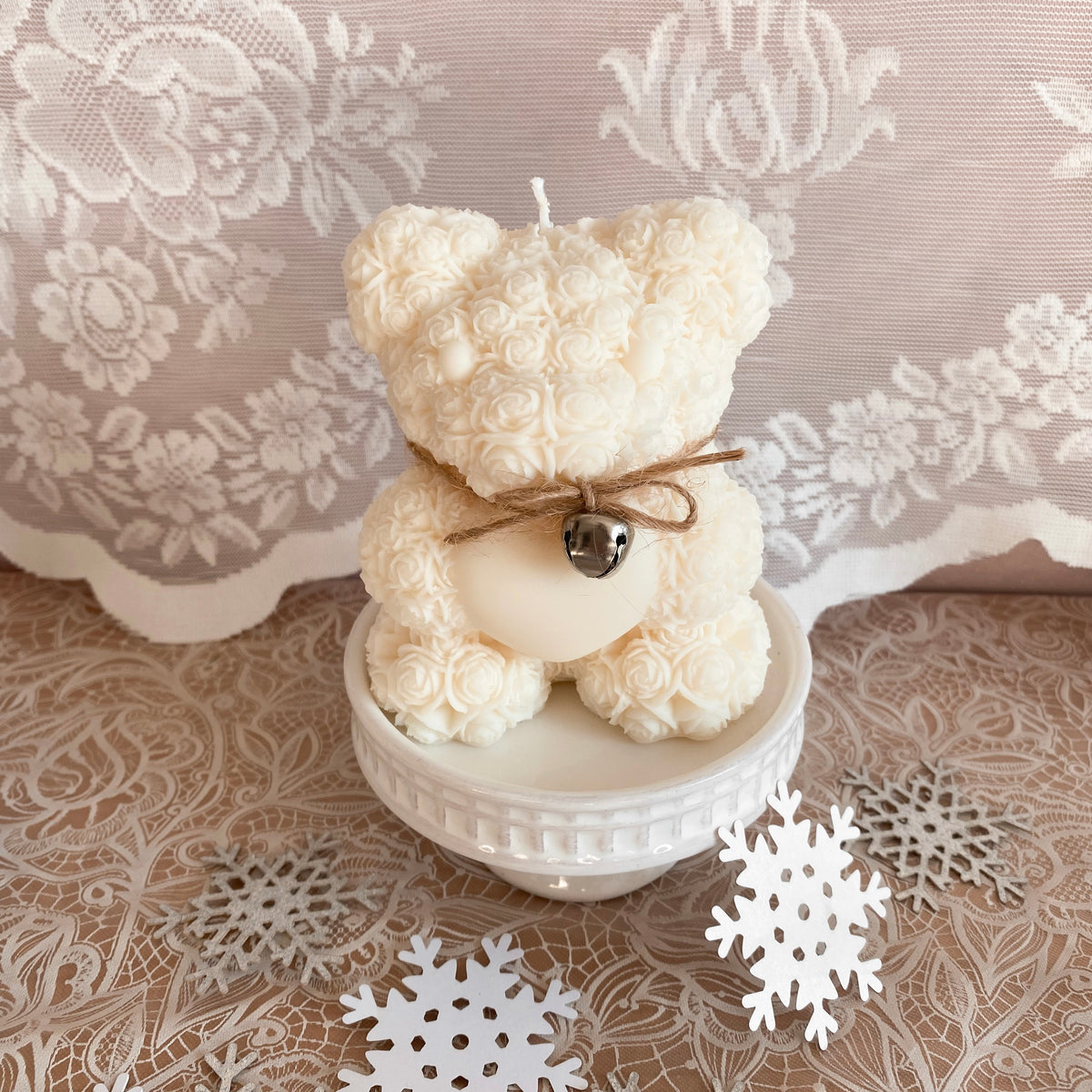 Jingle Bear Candle