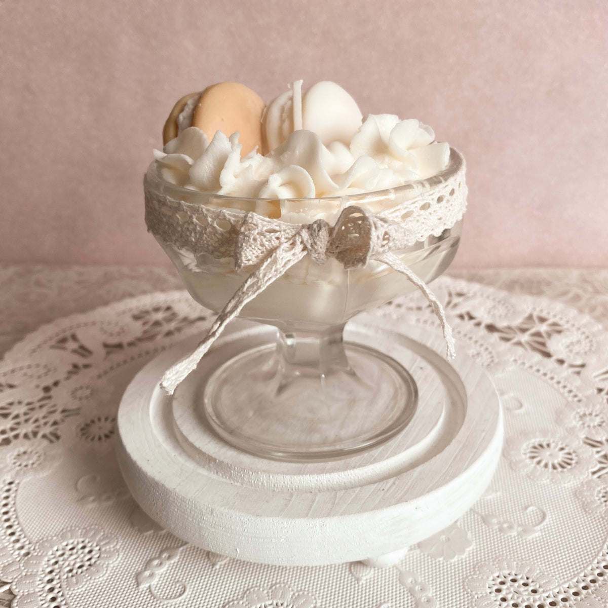 Lemon Poundcake French Macaron Candle