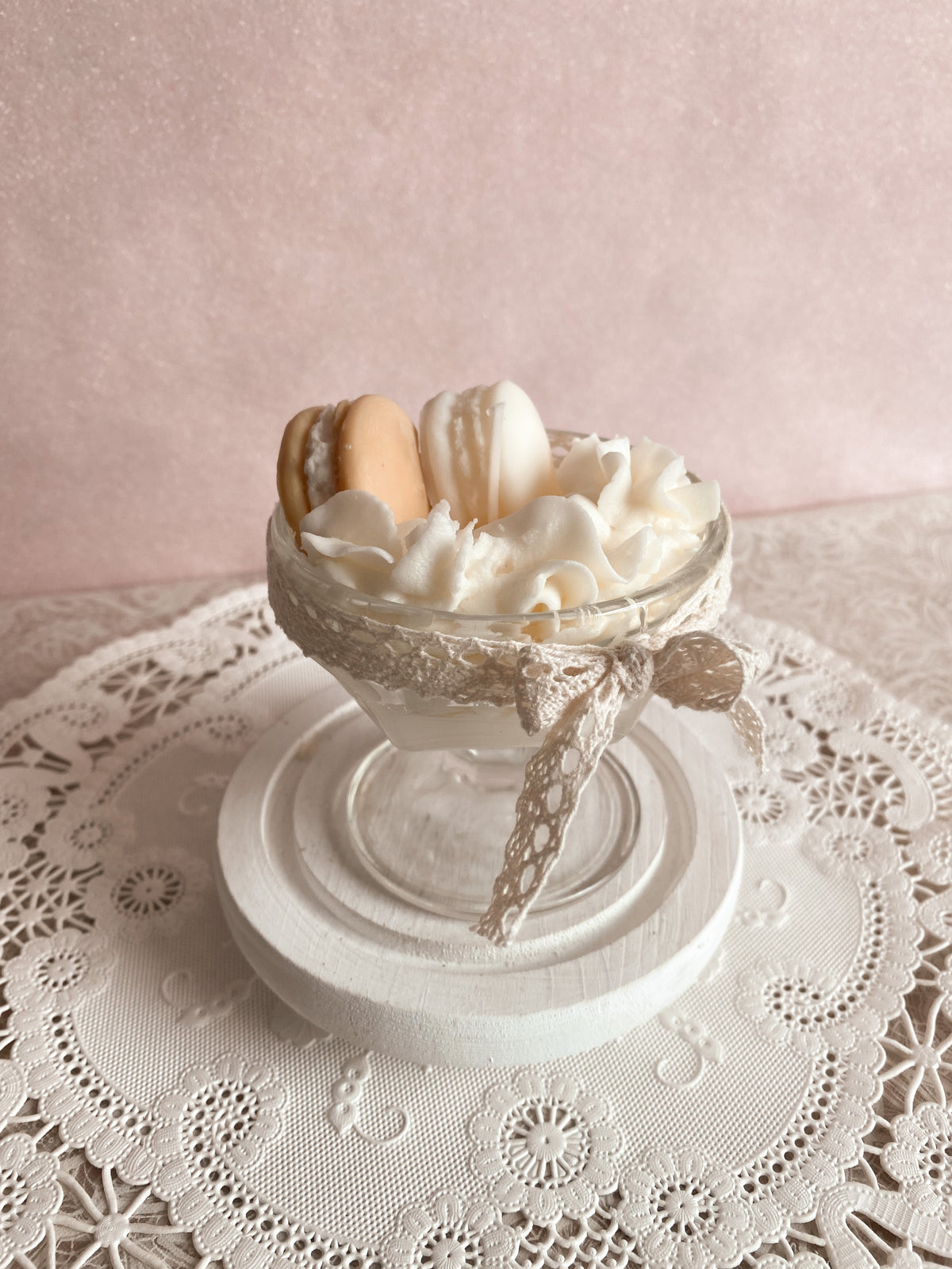 Lemon Poundcake French Macaron Candle